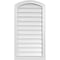Ekena Millwork Arch Top Surface Mount PVC Gable Vent: Functional, w/ 2"W x 2"P Brickmould Sill Frame, 20"W x 38"H GVPAR20X3803SF - alternate 1
